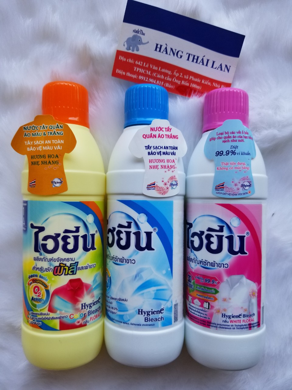 [HCM] Nước tẩy quần áo Hygiene Thái Lan 250ml