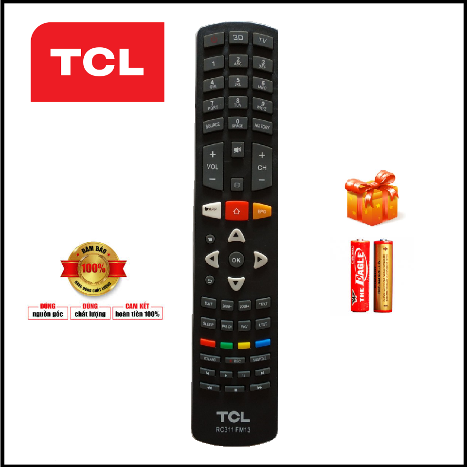[HCM]Điều Khiển SmartTV TCL ( RC311-FM13 )