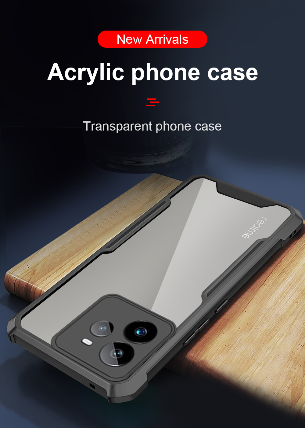 For Realme GT 7 Pro Acrylic Blade Phone Protective Back Case for 6.78 inches realme GT 7 pro gt 7 PRO Transparent Hard Protective Cover Shockproof and Drop Resistant. 