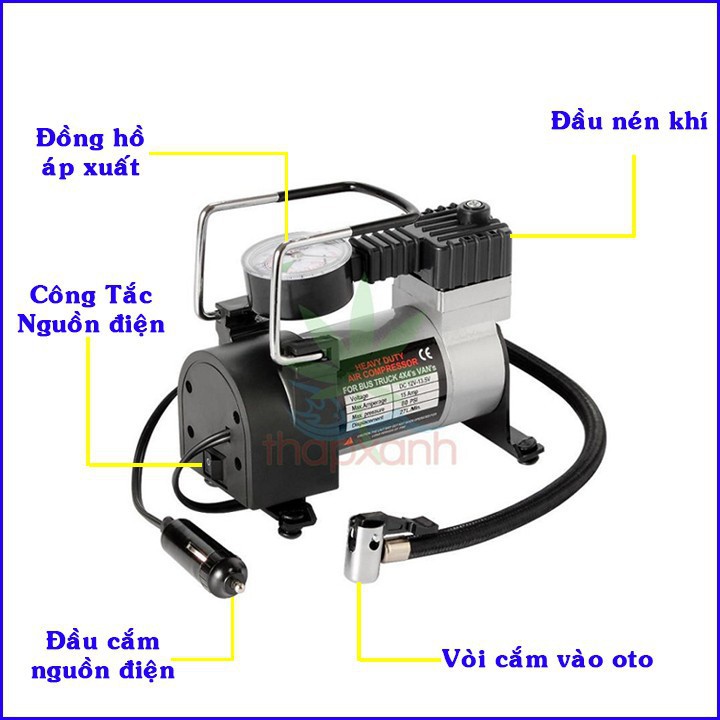 Máy Nén Khí Nhật Bãi Máy Nhật Bãi Giá Rẻ Máy nén khí chính hãng Máy Bơm Hơi Mini 12V-Máy Đa Năng, Nén Khí Mini, Áp