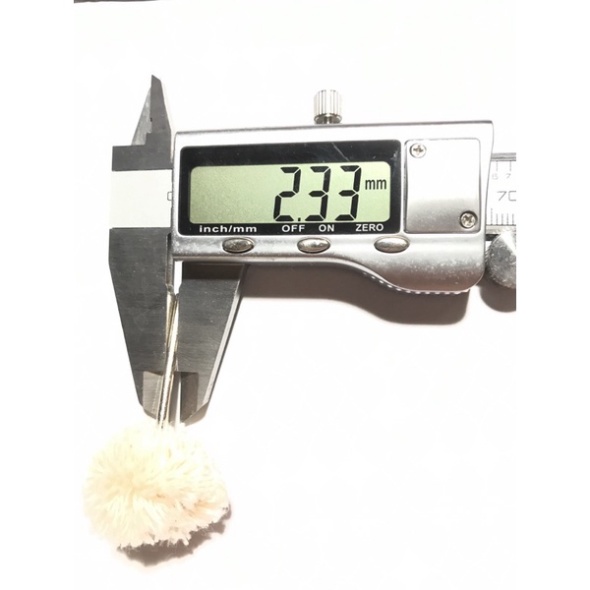 Chổi đánh bóng bằng len mềm 25mm cán 3mm/2.35mm