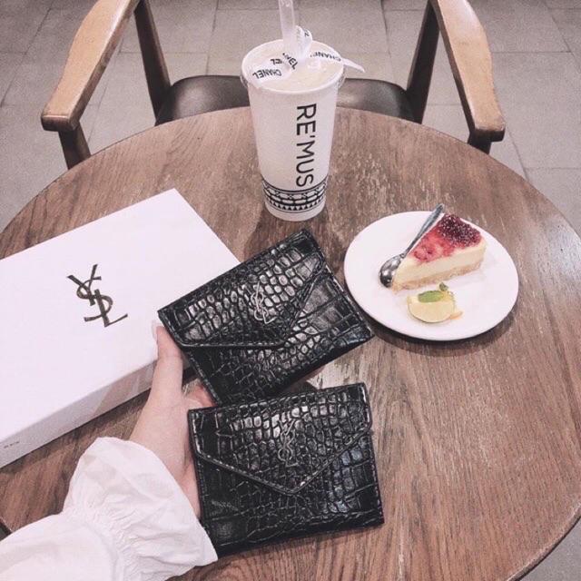 Ví nữ ❤️freeship❤️ ví ngắn mini nữ da sần spb132