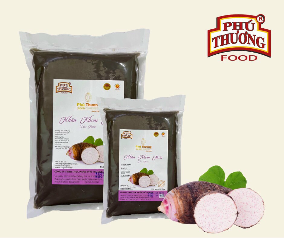 Nhân bánh trung thu khoai môn Phú Thương