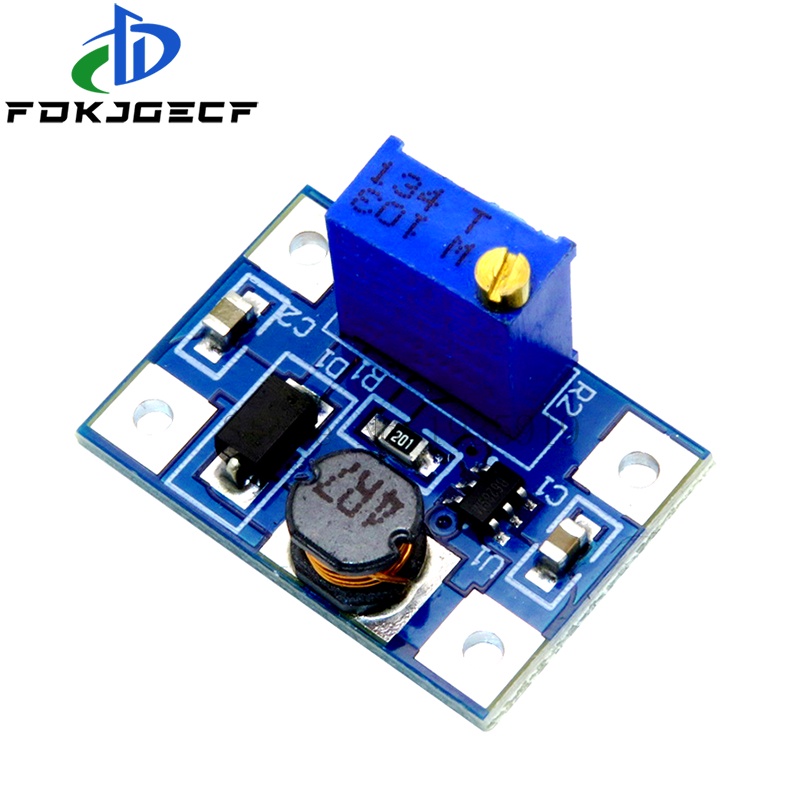 2-24V đến 2-28V 2A DC-DC sx1308 bước lên điều chỉnh mô-đun điện tăng áp Bộ chuyển đổi tăng áp cho bộ tự làm mạch tích hợp