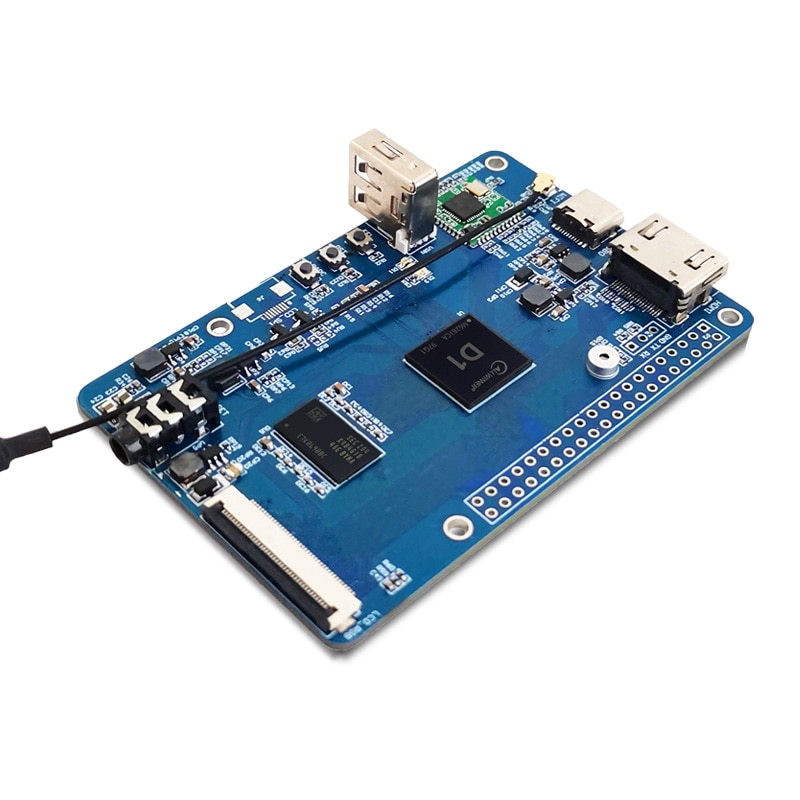 【Bestselling Product】 Lcpi Allwinner D1 Development Board 64-Bit Risc-V Linux Sbc Support Tina Debian System