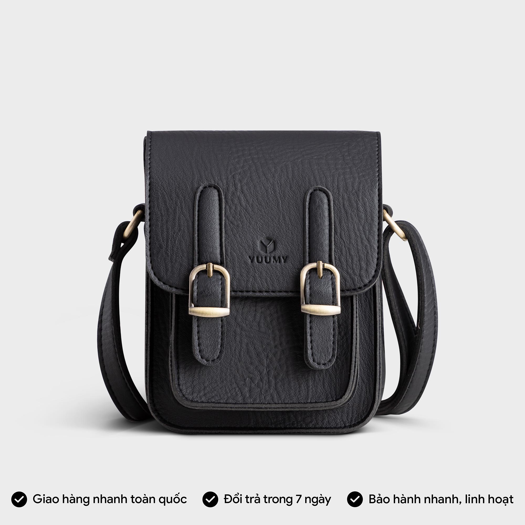 Túi Yuumy (Thời trang nữ đi chơi size 13 - Túi đeo chéo da Seasand YN118)