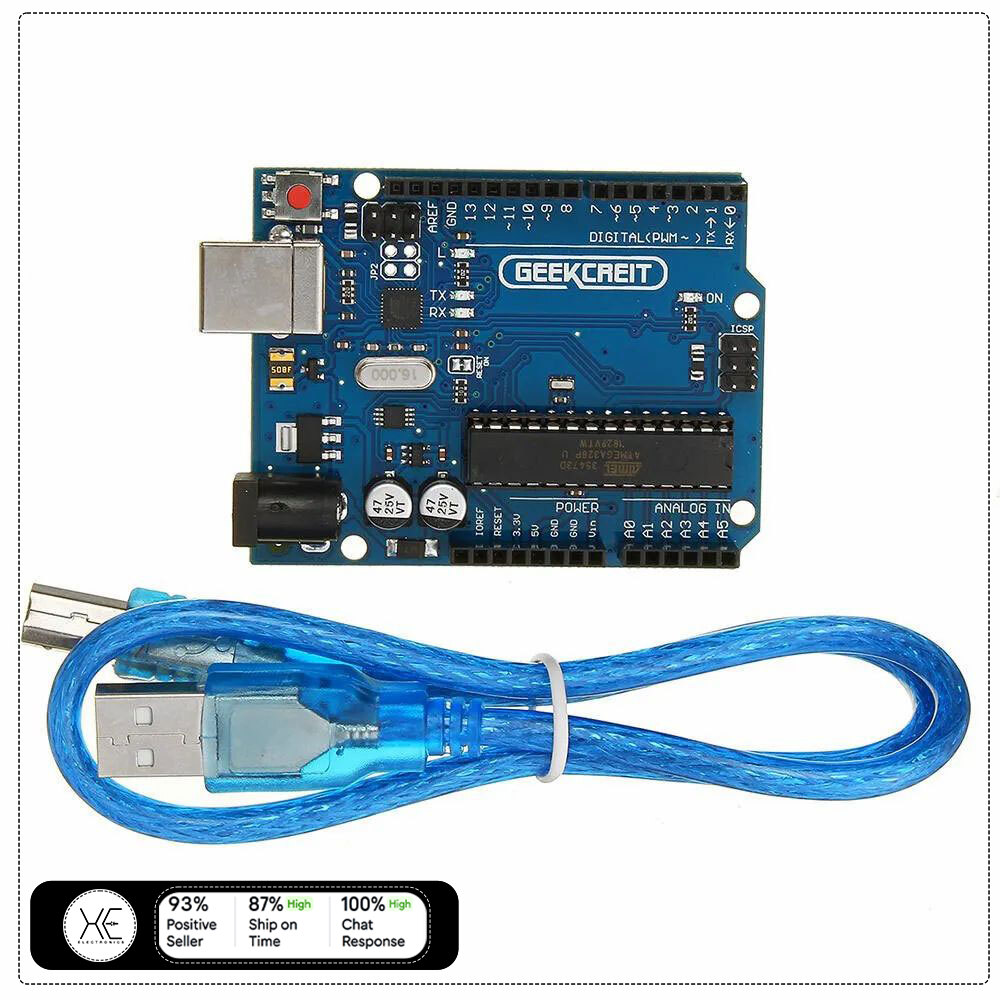 Arduino Uno R3 / Specially Designed for University projects (Data sheets Available). 