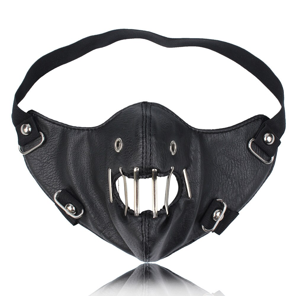 Cosplay The Silence of The Lambs Mask Human Party Muzzle Half Face ...