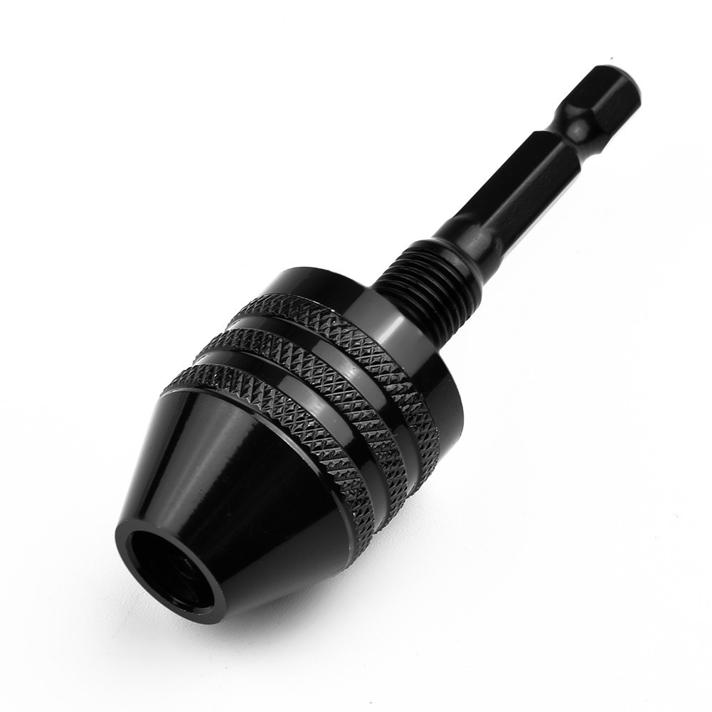 (1/4) Keyless Chuck Conversion Hex Shank-Adapter Drill Bit Quick-Change-Driver