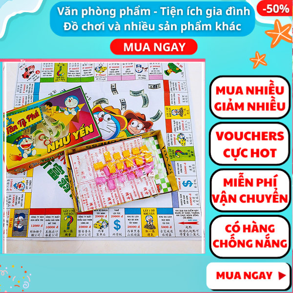 Bộ cờ tỉ phú Thành Trung loại lớn giá rẻ - bộ cờ tỉ phú cho bé - cờ tỉ phú - cờ tỉ phú giá rẻ - cờ tỷ phú việt nam - cờ tỷ phú việt nam giá rẻ - cờ tỷ phú giá rẻ - cờ tỷ phú cao cấp - bộ cờ tỷ phú giá rẻ - Nguyễn Thùy Store