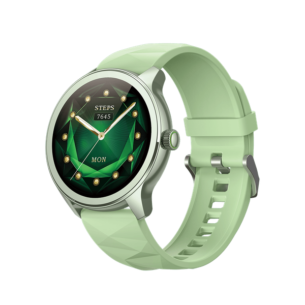 Oraimo Watch 2R Smart Watch OSW-30 Gold / Olive with 1.39 Inch TFT Display and Bluetooth Calling Functionality.