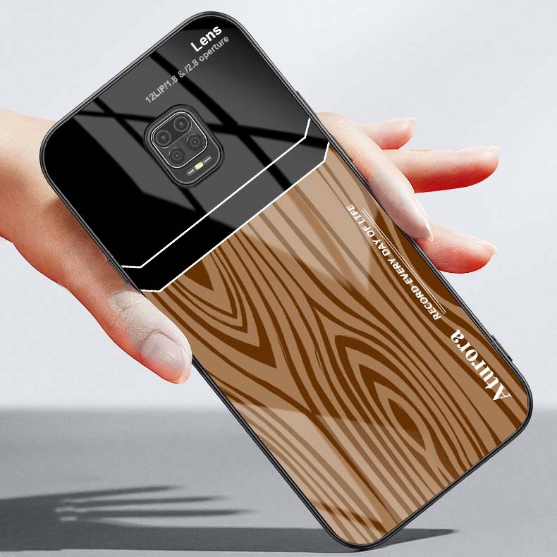 Ốp Lưng XIAOMI REDMI NOTE 9, NOTE 9S, NOTE 9 PRO Mặt Lưng Kính Cường Lực Sáng Bóng