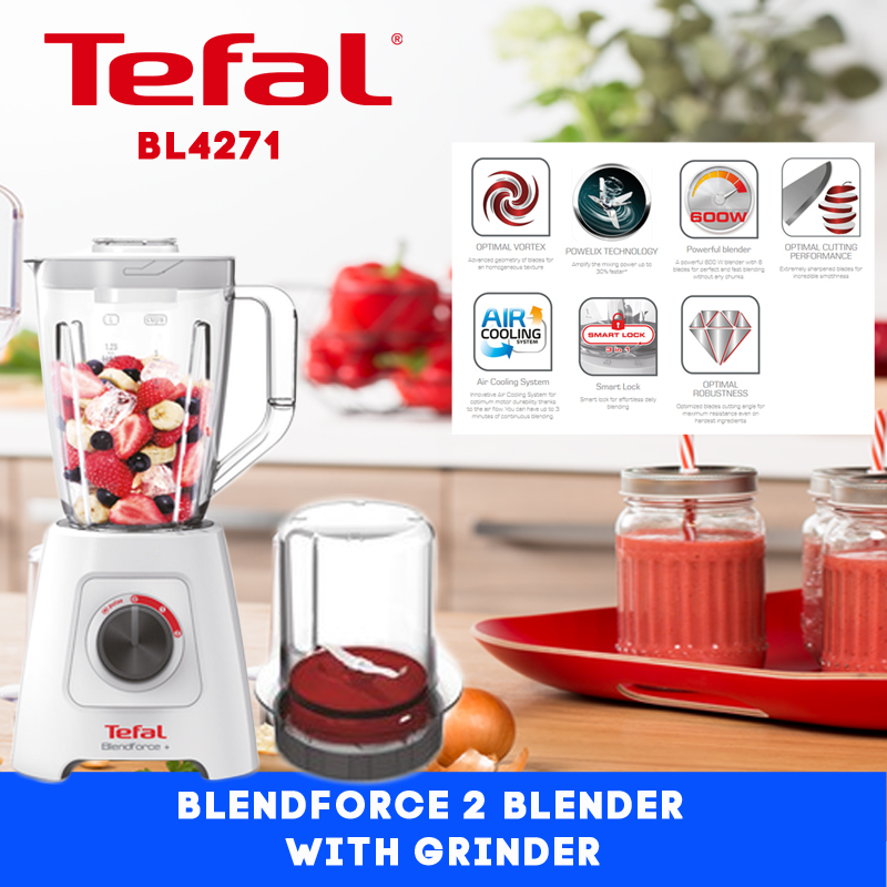 TEFAL BL4271 Blendforce Blender Grinder Lazada Singapore