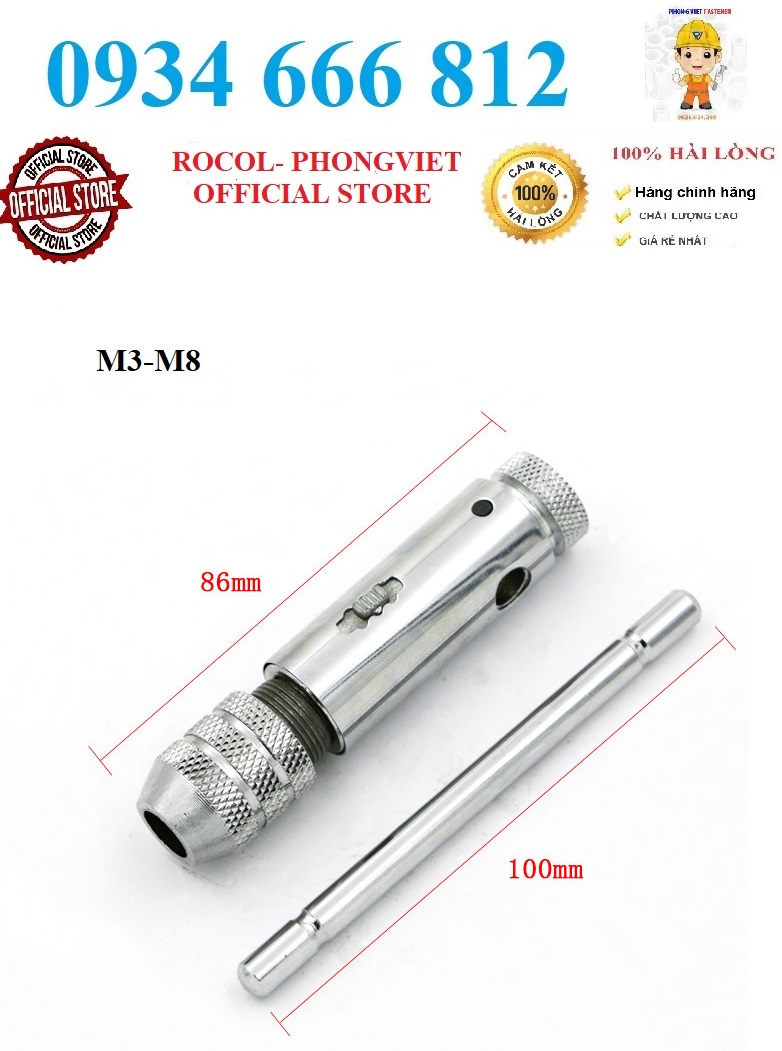 Tay Quay Taro tự động M3-M8 , M5-M12