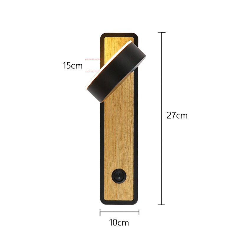 Bedroom bedside light, eye protection, reading wall light, spotlight, rotatable lighting, bedroom warm lighting, modern and minimalist lighting fixtures