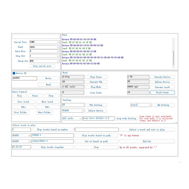 -S20F Standard Edition 20W MP3 Voice Broadcasting Module MCU Control Via USB to TTL Serial Port Trigger Custom Audio Support.