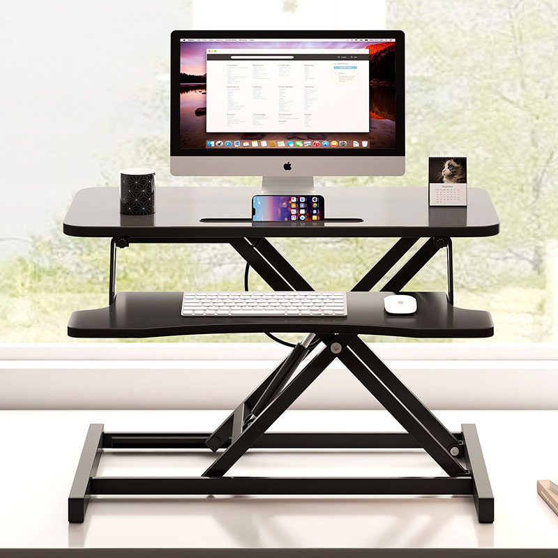 ZUOGUAN Standing desk foldable lift computer lift table workbench notebook heightening stand desktop