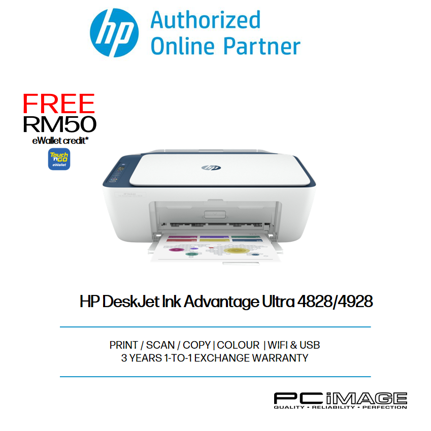 HP DeskJet Ink Advantage Ultra 4828/ 4928 All-in-One Printer | Lazada