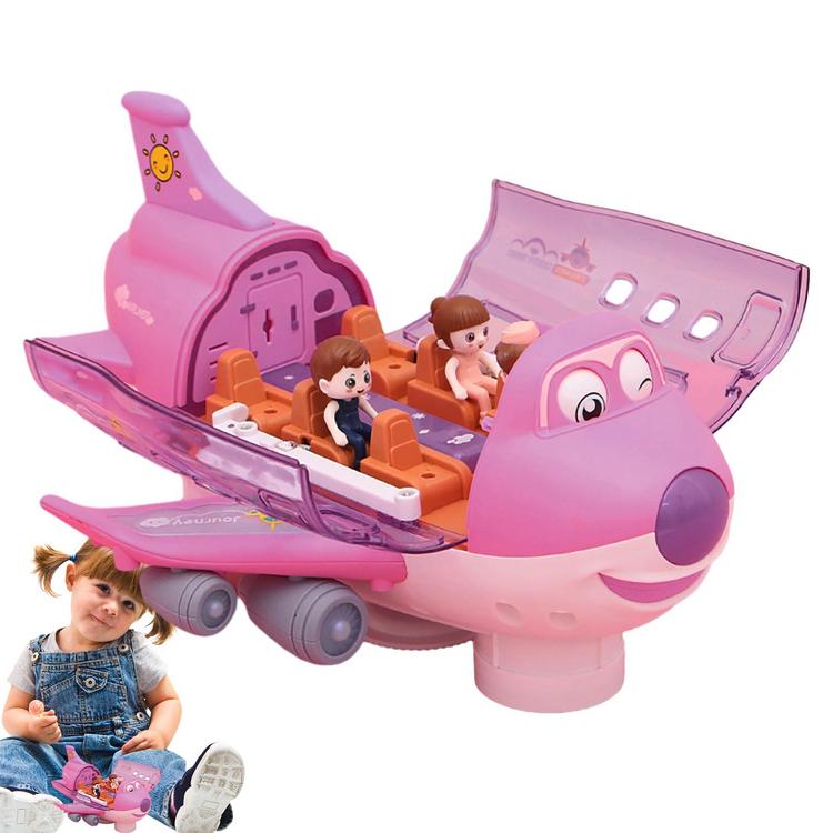 pink airplane toy