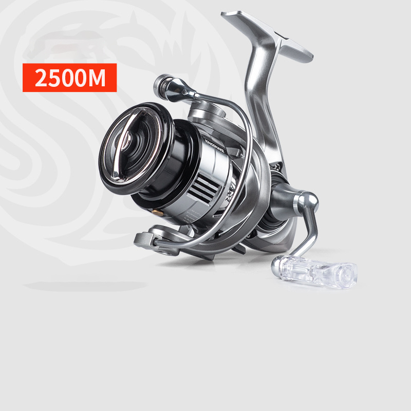 DEUKIO Carbon Micro Spinning Wheel, Lightweight Lure Fishing Wheel, Special Shallow Line Cup Fishing Wheel for Sliding and Drifting