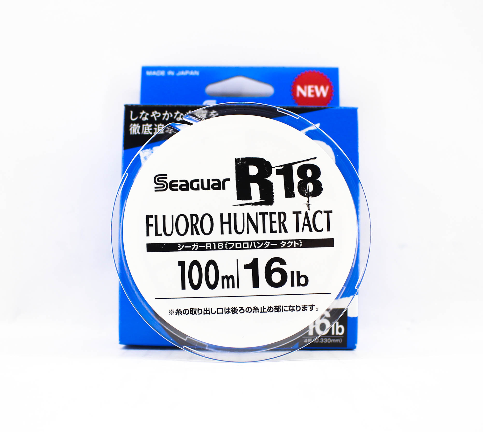 Seaguar Fluoro Hunter R18 - Ligne Fluorocarbone 100m 16lb (0.33mm) - Neuf