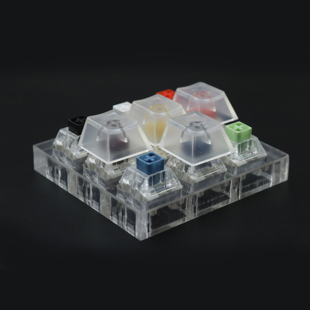 10pcs trong suốt ABS Keycaps Bàn Phím Cơ Keycaps Matte phím có đèn nền cho Cherry chuyển đổi Bàn phím cơ