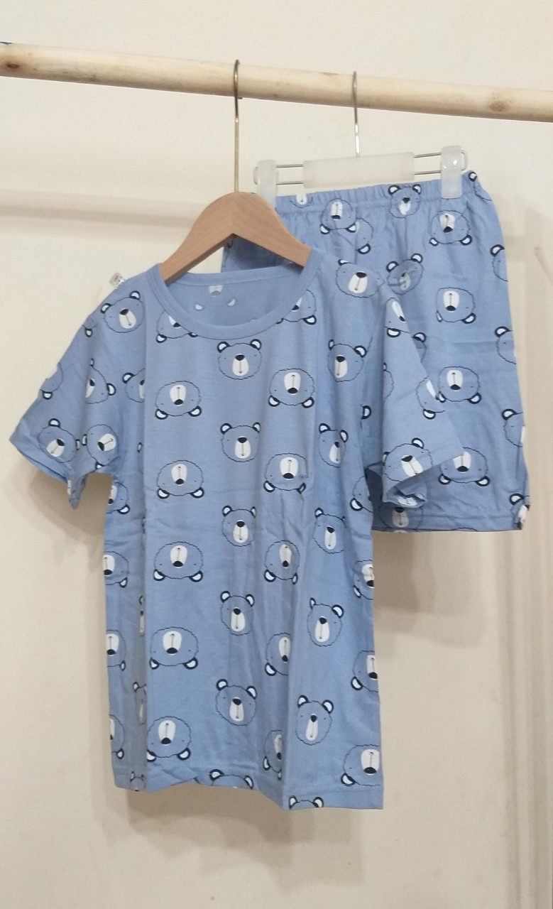 Bộ cotton mềm mát size đại cho bé gái 28-48kg