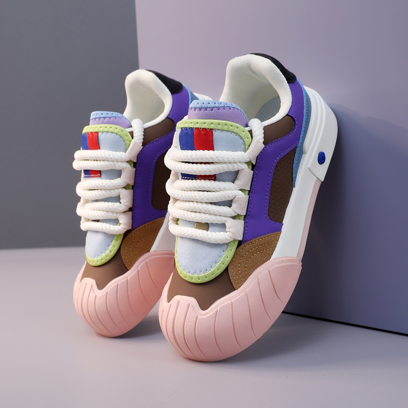 RENBEN New women's casual shoes, white shoes, versatile fashionable casual shoes, increased thick sole sneakers