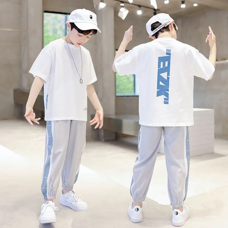 BIU Children’s Fashion 2PCS（Tops+Pants）High Quality Korean Shorts for kids boys casual clothes 1 to 2 to 3 to 4 to 5 to 6 to 7 to 8 to 9 to 10 to 11 to 12 year old sando blouses t-shirt for boys kids terno for teens sale 2022 NEW#B30-09