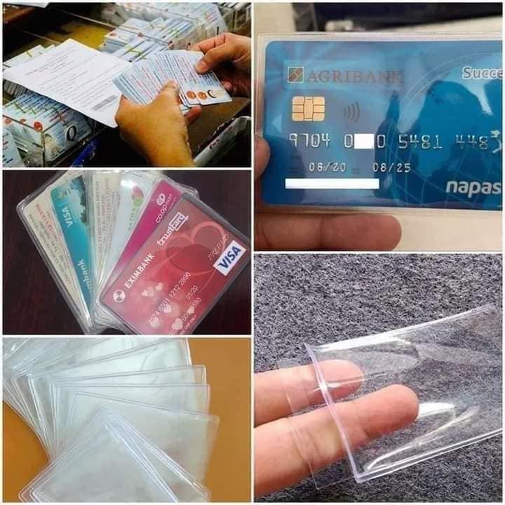 SET 4 Bao đựng thẻ ngân hàng ATM-CCCD