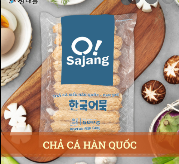 chả cá que O Sajang Hàn Quốc hàng loại ngon gọi 500g thumbnail