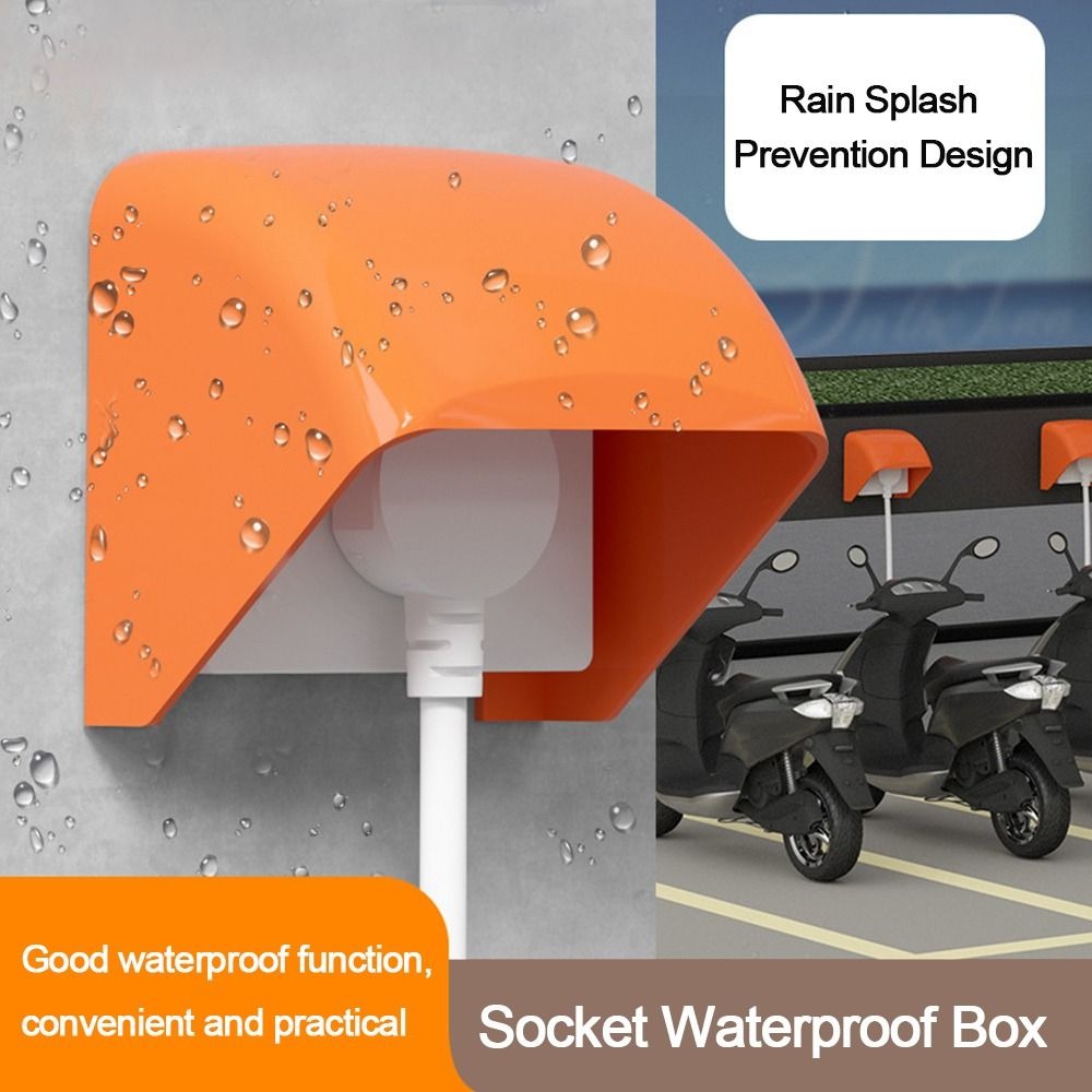 86 Type Electrical Socket Cover Outdoor Waterproof Socket Cover Rainproof Plug Cover Charging Pile Socket Protection Cover 86 Type Electrical Socket Cover Wall Socket Rainproof Cover Ground Socket Waterproof Box Socket Switch Protection Cover Electric