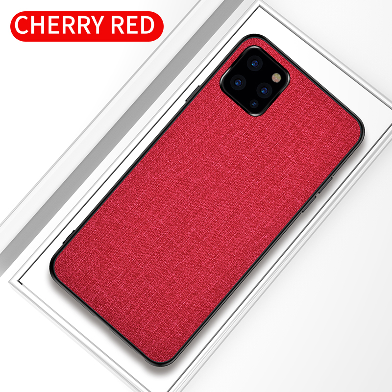 Casinglee For Honor X7 Linen Phone Case Hard Cloth Back Cover With Soft Frame Anti-knock Cases For Honor X7. 