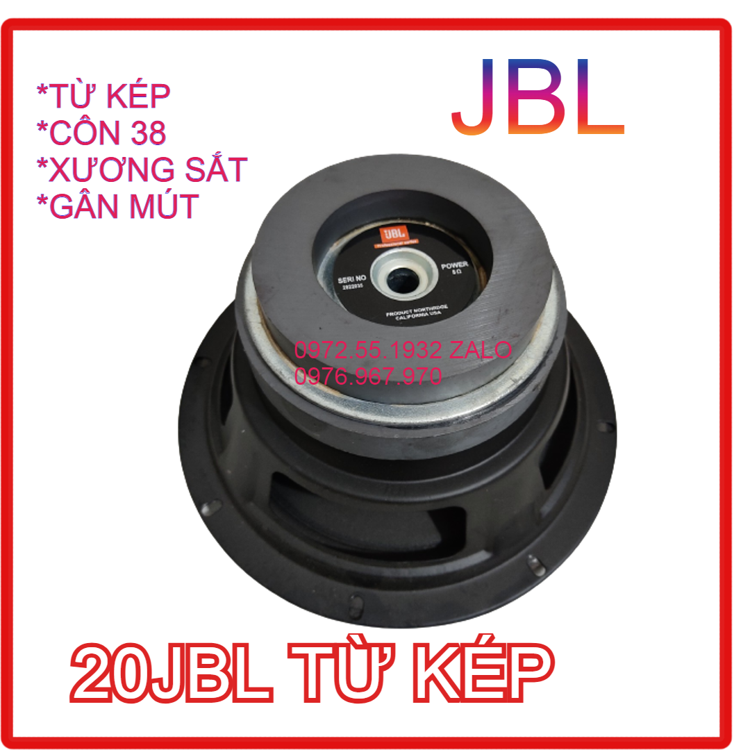 CỦ LOA BASS 20 JBL TỪ KÉP - 1 chiếc thumbnail