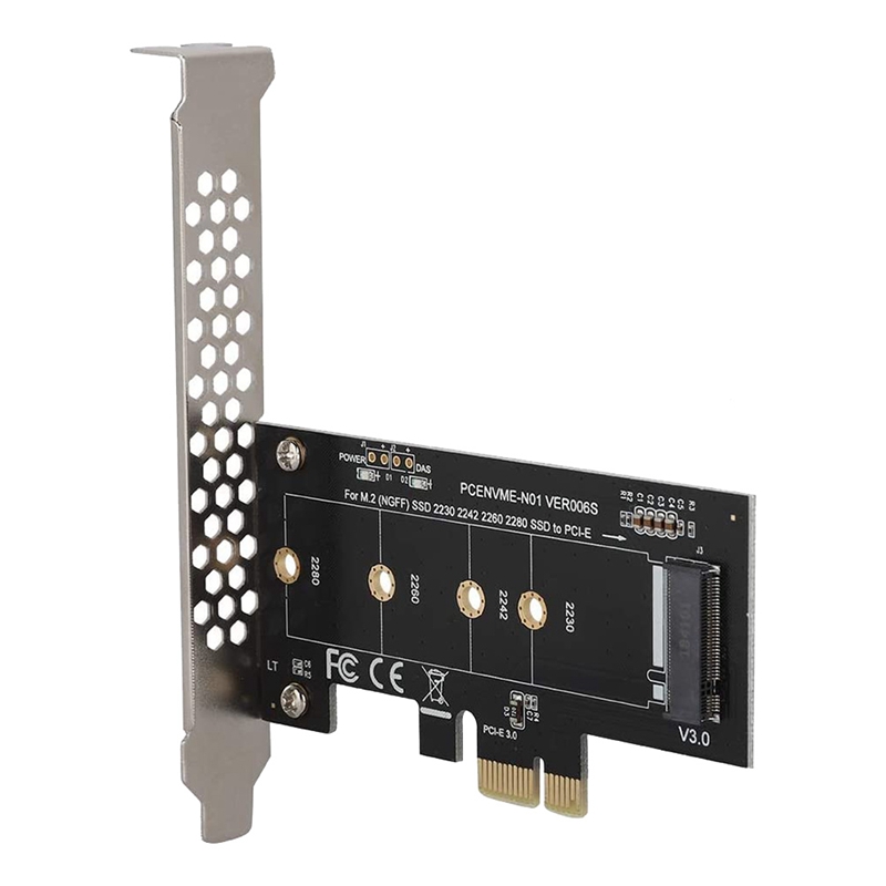 M.2 pcie adapter card m.2 to pci e3.0 x1 expansion card for desktop pci express slot