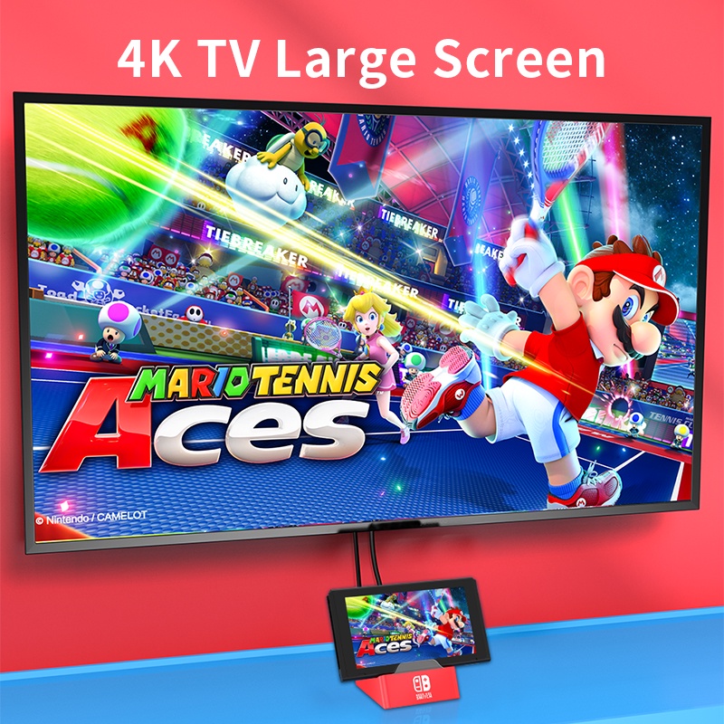 Chuyển đổi Dock TV Dock cho bộ chuyển đổi Nintendo & chuyển đổi OLED/Lite xách tay trạm nối USB C để 4K HDMI USB 3.0 HUB PD 100W cho MacBook Pro