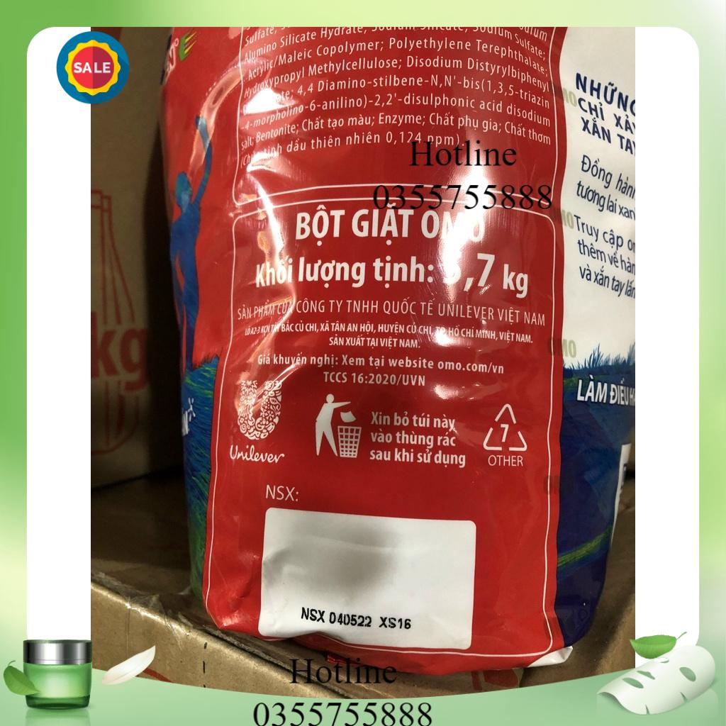 Bột giặt Omo Sạch cực nhanh 5.7 kg đỏ