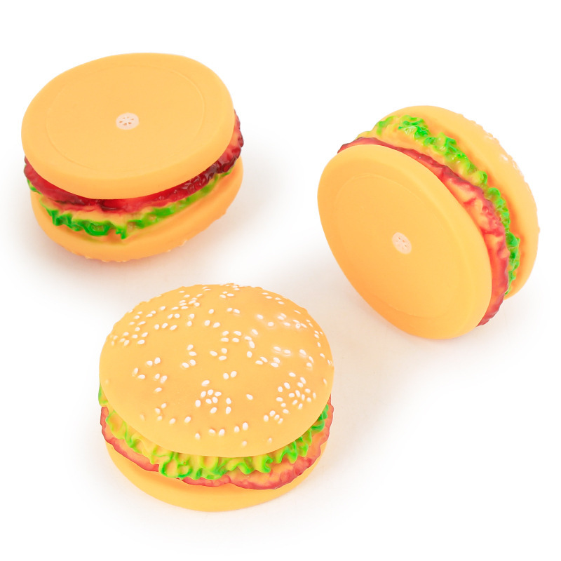 [Hoàn tiền 10%] [CÓ HỎA TỐC] Đồ Chơi Bánh Hamburger Dành Cho Thú Cưng