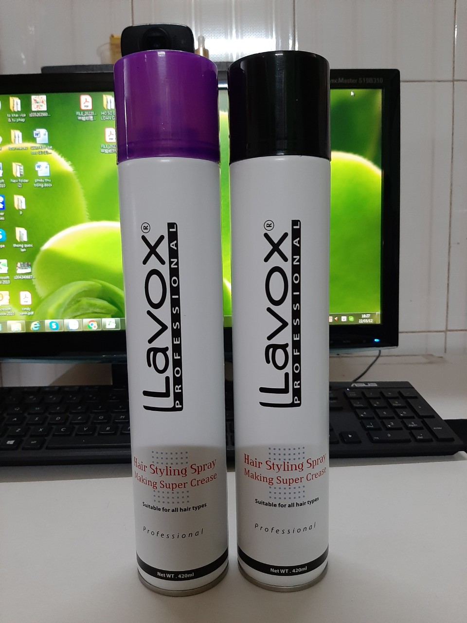 Keo Xịt Tạo Kiểu Tóc (Cứng - Mềm) LAVOX 420ml