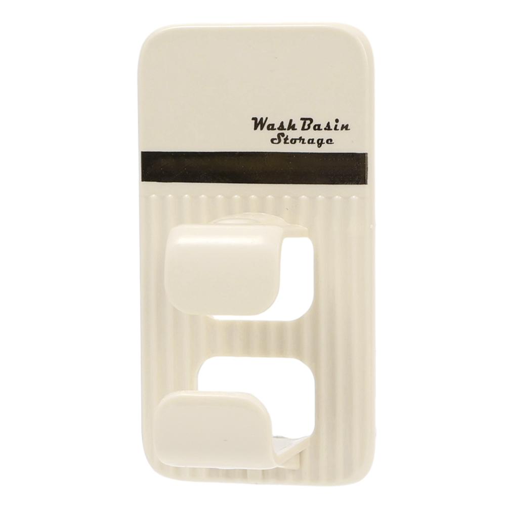 Bathroom Wall-mounted Storage Washbasin Hooks Kitchen Self-adhesive Wall Hook Organizer Racks