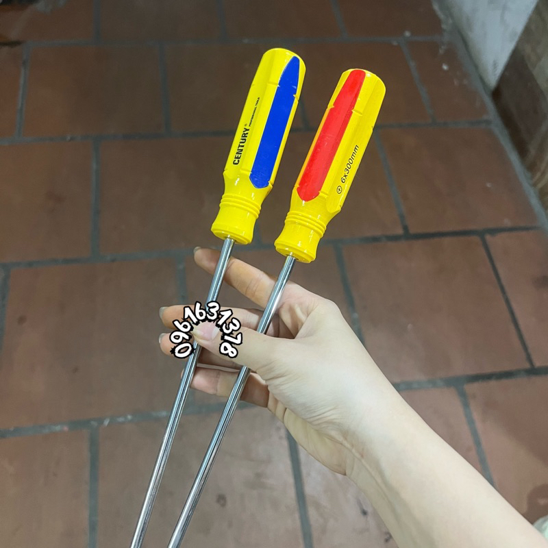 Tua vít sọc phi 6 dài 30cm (Century hàng chính hãng), tô vít 6x300mm