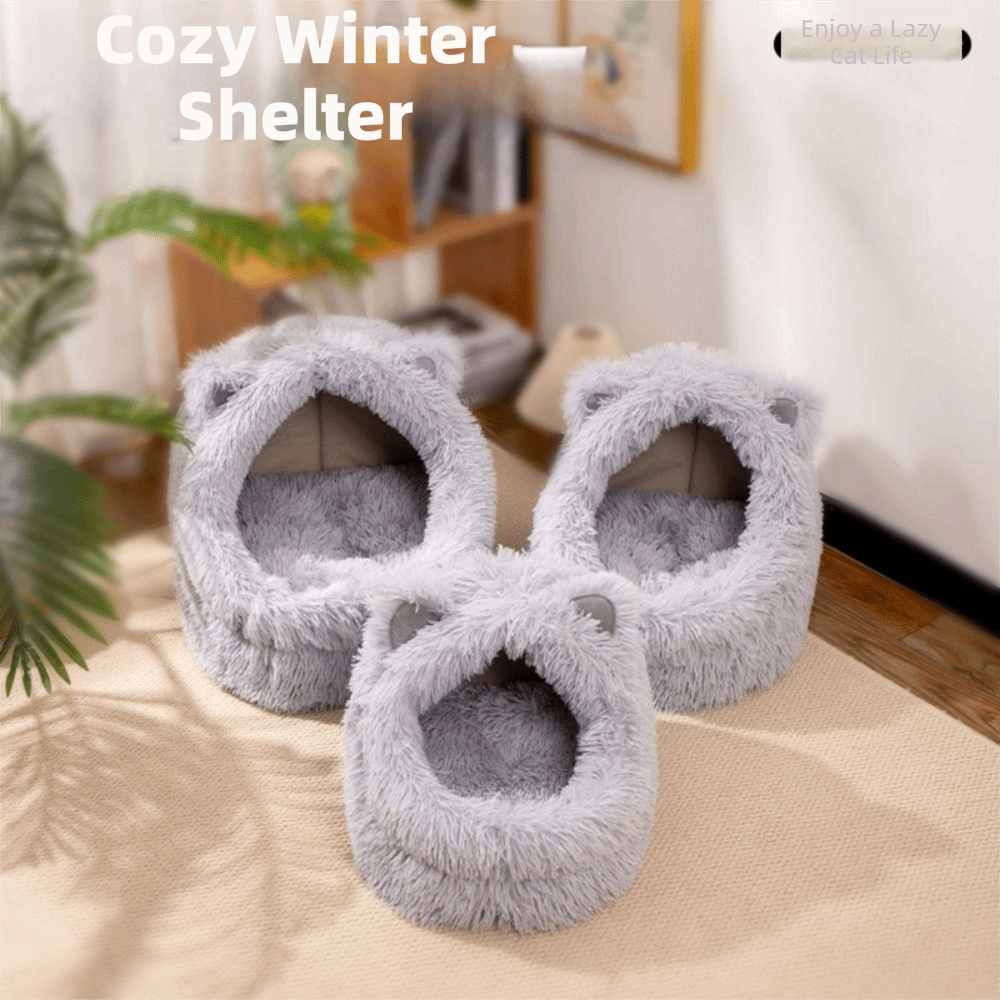 Cute%20Cushion%20Cat%20Sleeping%20Beds%20Washable%20Plush%20Dog%20Nest%20Semi%20Enclosed%20Dome%20Comfortable%20Kitten%20Mattress%20Cave%20Pet%20Supplies%20-%20Image%205