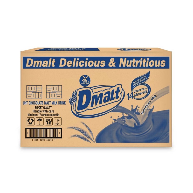 Thùng 48 Hộp Sữa Cacao Lúa Mạch Dmalt 180ml - Sữa Nhập Khẩu Úc