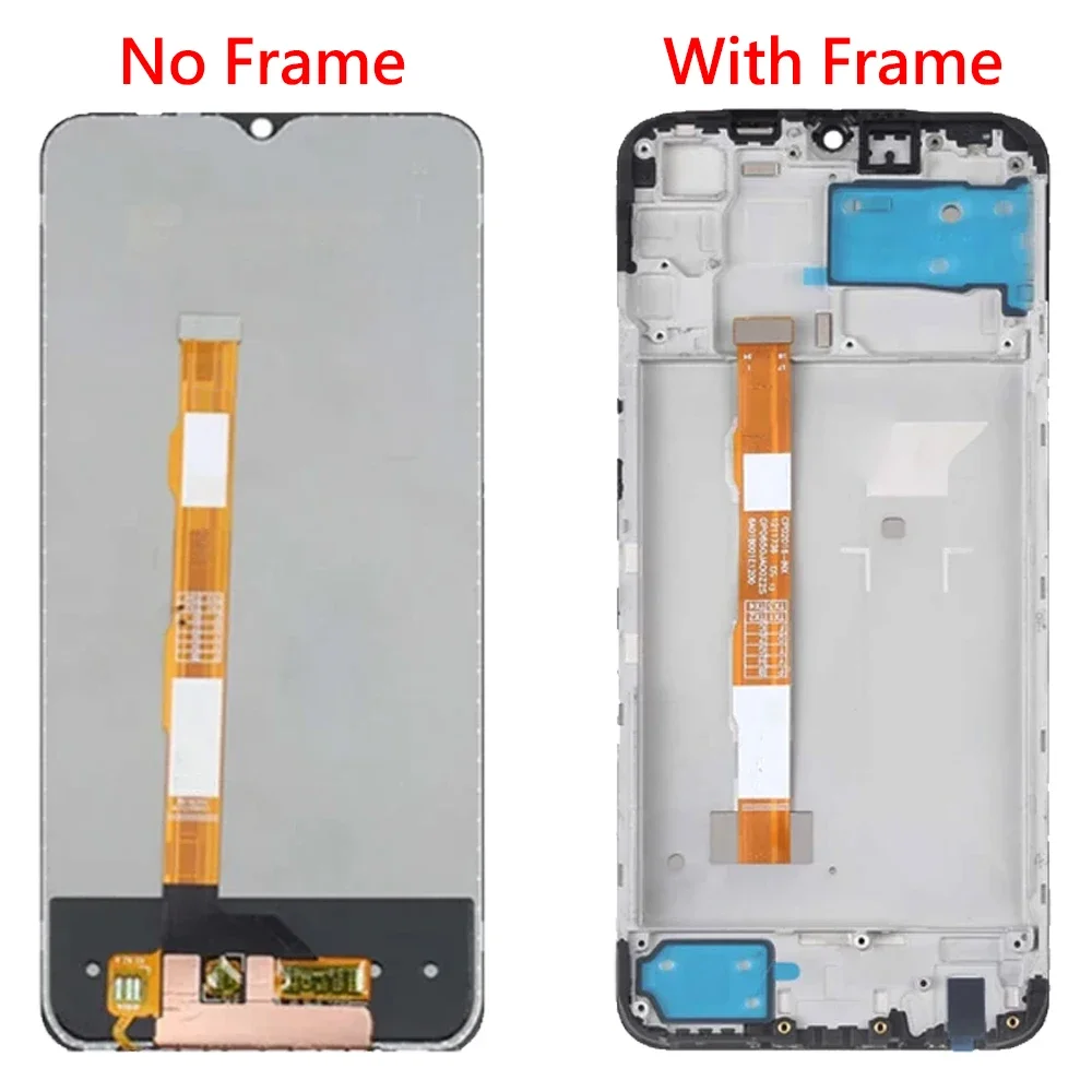 Original 6.51" For Vivo Y20i LCD Display Touch Screen With Frame Digitizer Assembly Replacement For Vivo Y20i V2027 V2032 LCD