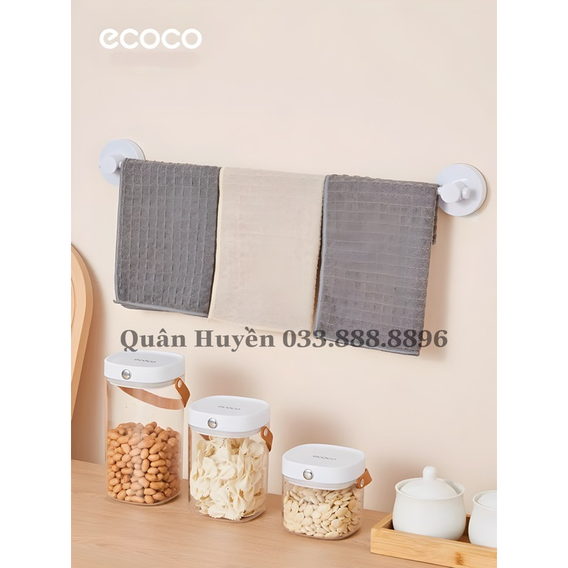 Set 5 khăn lau ECOCO đa năng 2 mặt, siêu thấm hút cao cấp | Khăn lau tay, bếp, ô tô mẫu mới
