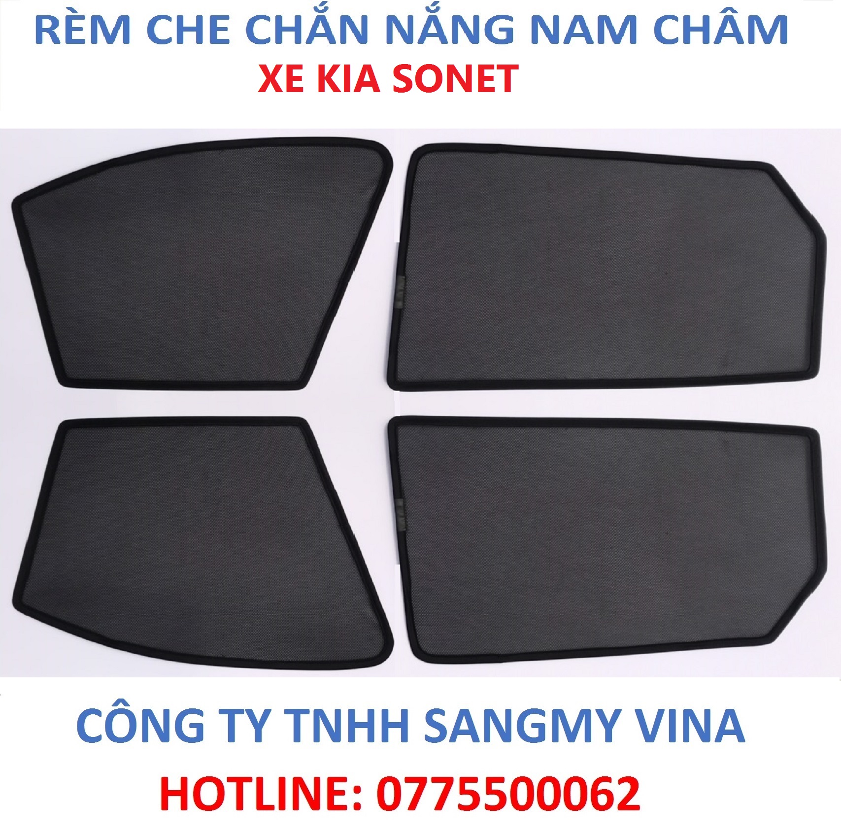 RÈM CHE NẮNG NAM CHÂM XE KIA SONET