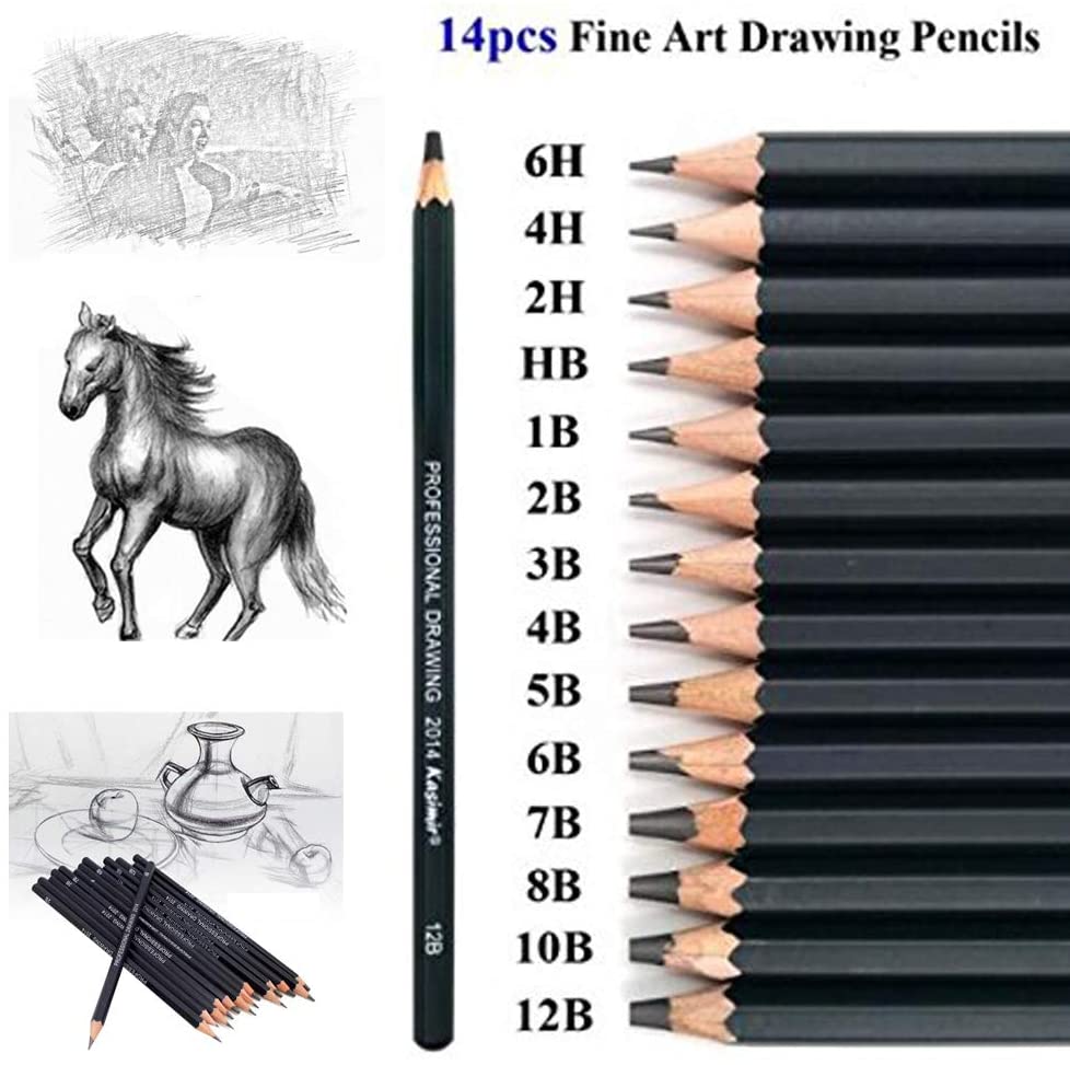 Simbalion Sketch Pencils Set - Premium Drawing Pencils ( 12 pencils) –  Basics.pk