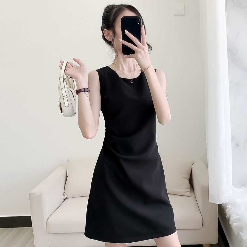 Women's Sleeveless Dress Summer Slim Dress