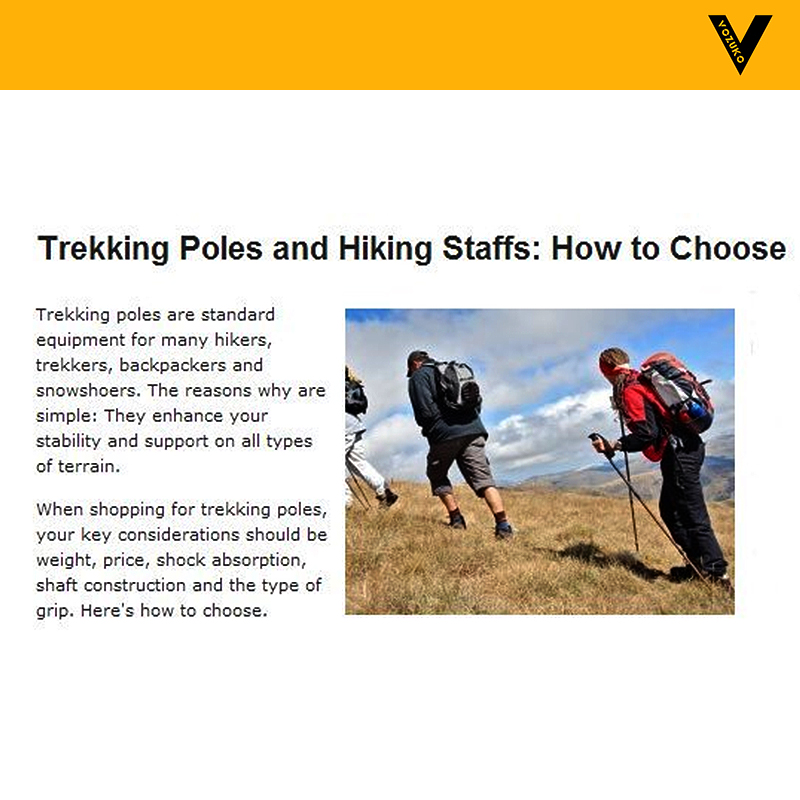 Trekking Poles & Hiking Staffs: How to Choose