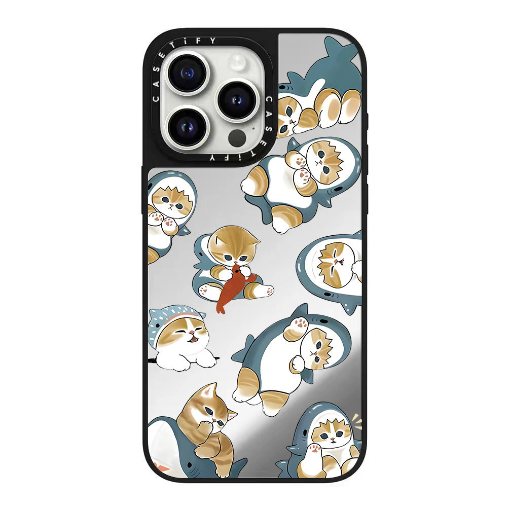 Casetify x Mofusand New Cat Pattern Shockproof Mirror with Magsafe